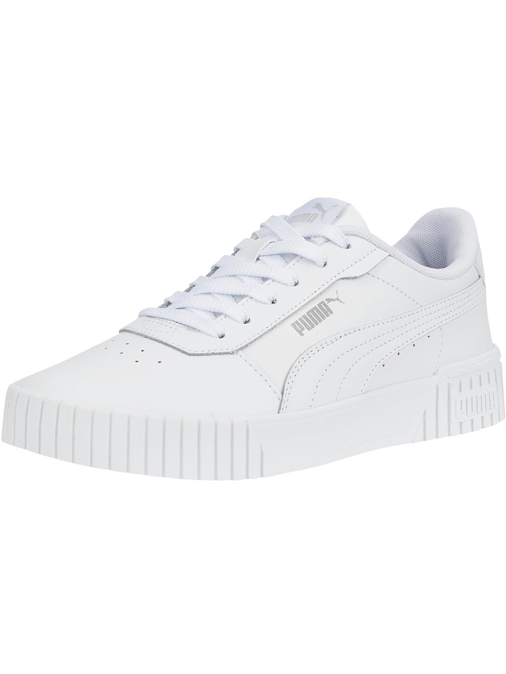 PUMA Women's Carina 2.0 Shoes sneakers white leather size 10.5 new